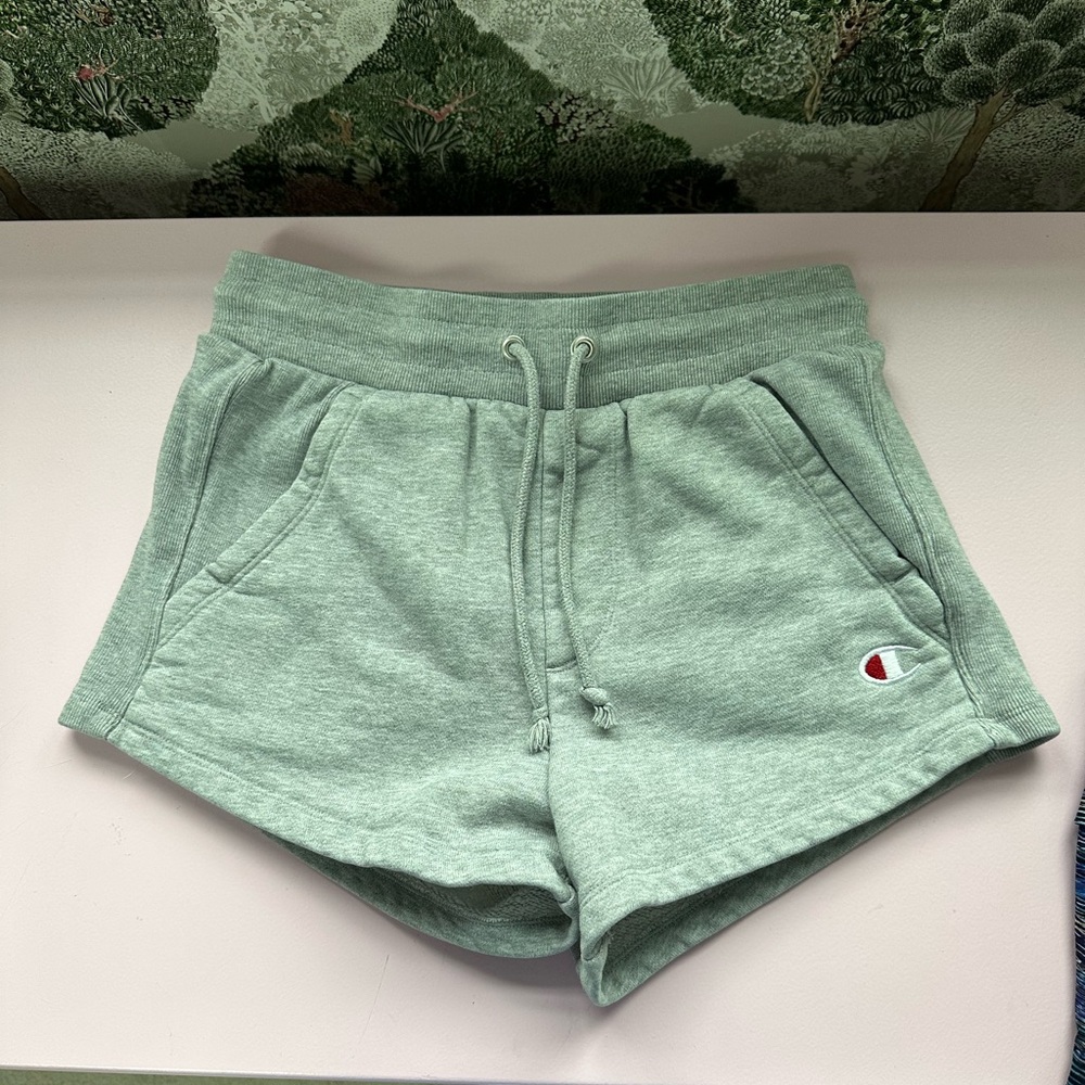 Champion Grey Athletic Shorts Elastic Waistband